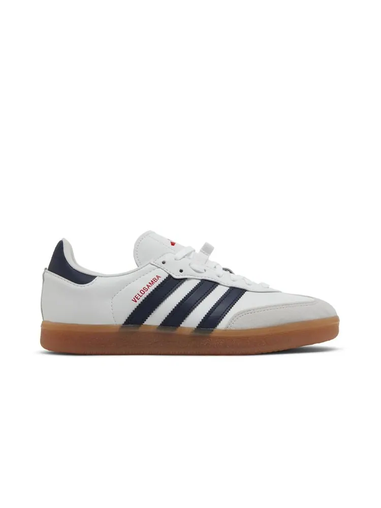 Кроссовки Velosamba 'White Navy Scarlet' — изображение 1 из 8, белый темно-синий