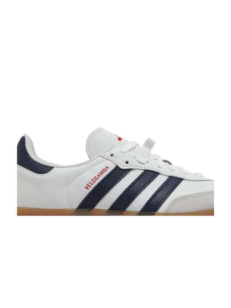 Кроссовки Velosamba 'White Navy Scarlet' — изображение 2 из 8, белый темно-синий