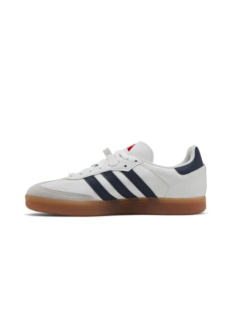 Кроссовки Velosamba 'White Navy Scarlet' — изображение 3 из 8, белый темно-синий
