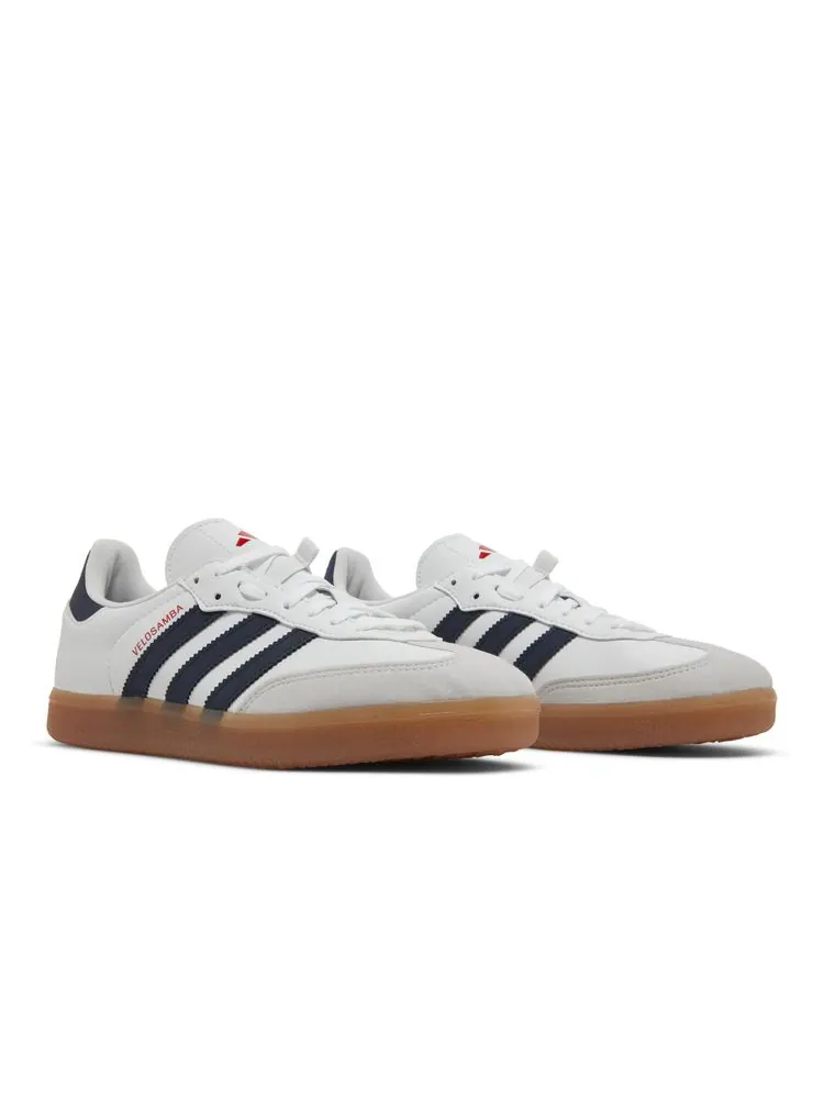 Кроссовки Velosamba 'White Navy Scarlet' — изображение 8 из 8, белый темно-синий