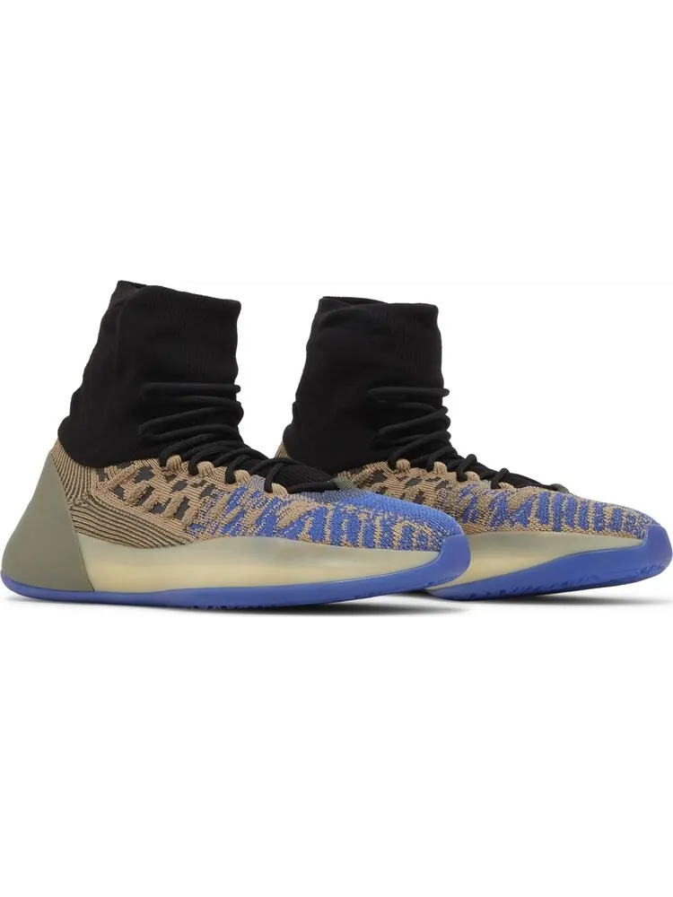 Кроссовки Adidas Yeezy Basketball Knit 'Slate Azure' — изображение 8 из 8, серый