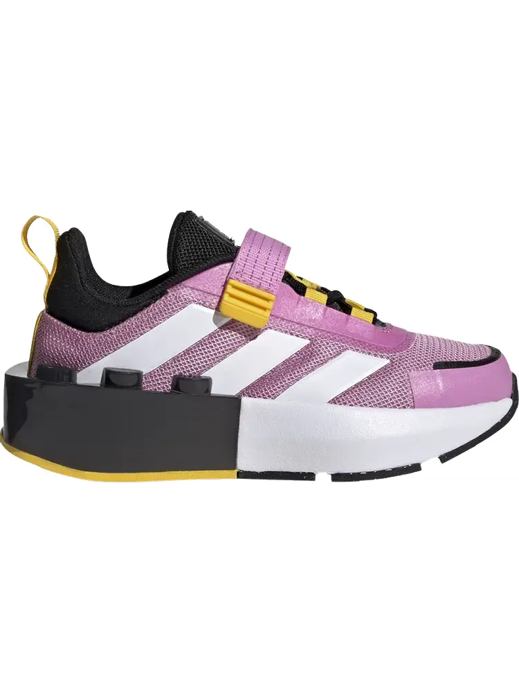 Кроссовки Adidas LEGO x Tech Runner EL Little Kid 'Bliss Orchid' — изображение 1 из 1, фиолетовый