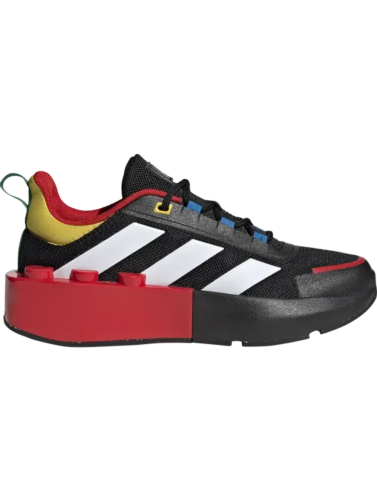 Кроссовки Adidas LEGO x Tech Runner Big Kid 'Black Red' — изображение 1 из 1, черный