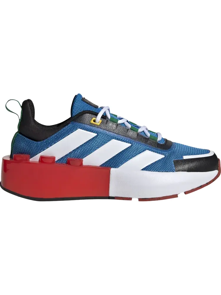 Кроссовки Adidas LEGO x Tech Runner Big Kid 'Shock Blue Red' — изображение 1 из 1, синий