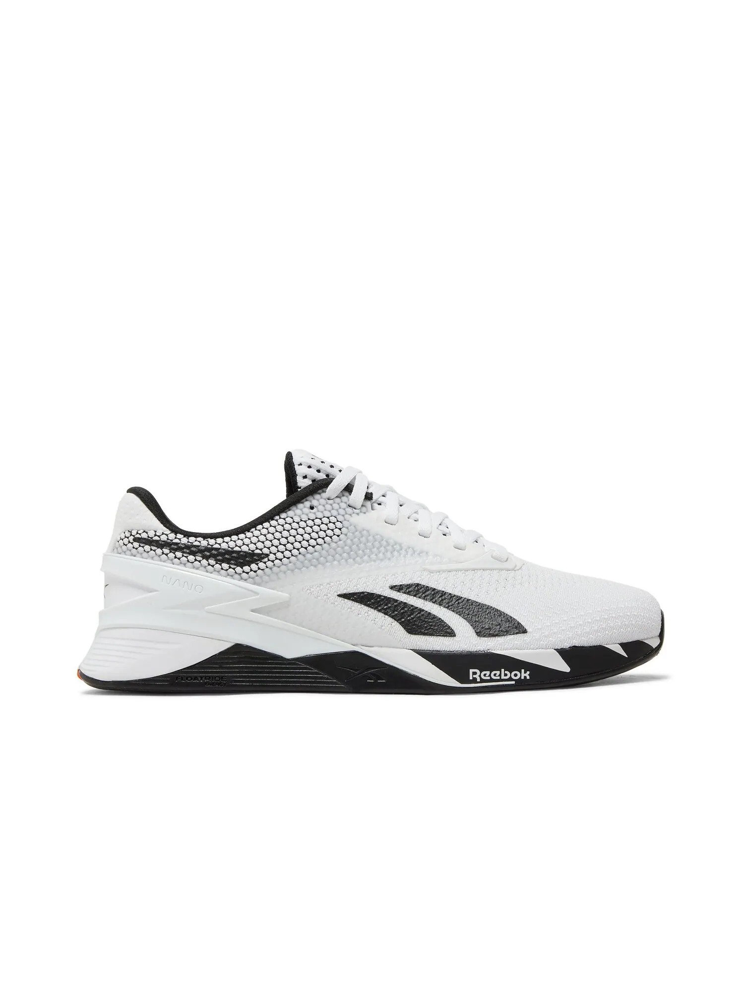 Кроссовки Nano X3 Reebok — изображение 1 из 8, белый/черный/оранжевый