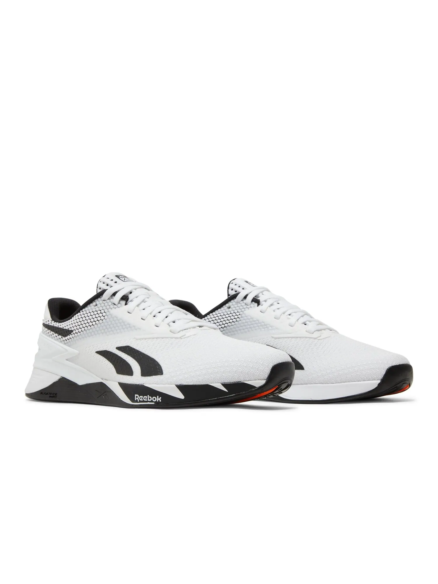 Кроссовки Nano X3 Reebok — изображение 8 из 8, белый/черный/оранжевый