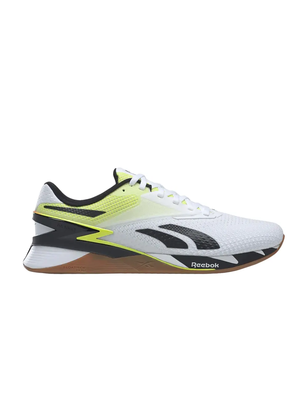 Кроссовки Nano X3 Reebok — изображение 1 из 1, белый/оранжевый/желтый