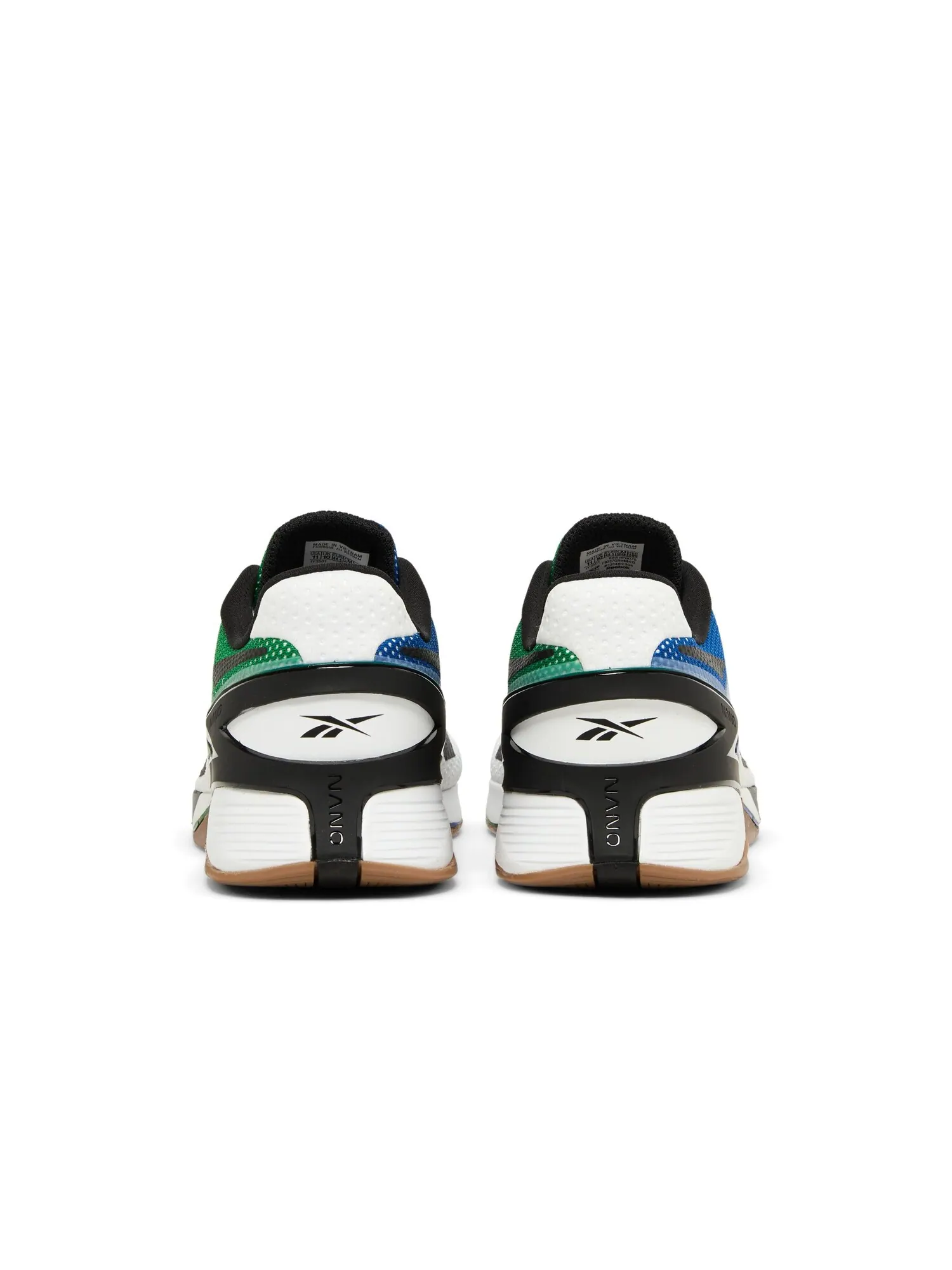 Кроссовки Nano X3 Reebok — изображение 6 из 8, белый/зеленый/синий