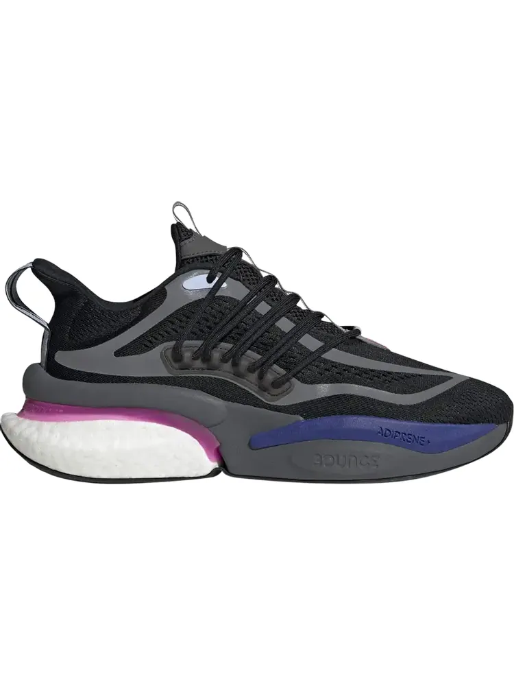 Кроссовки Adidas AlphaBoost V1 'Black Blue Fuchsia' — изображение 1 из 1, черный