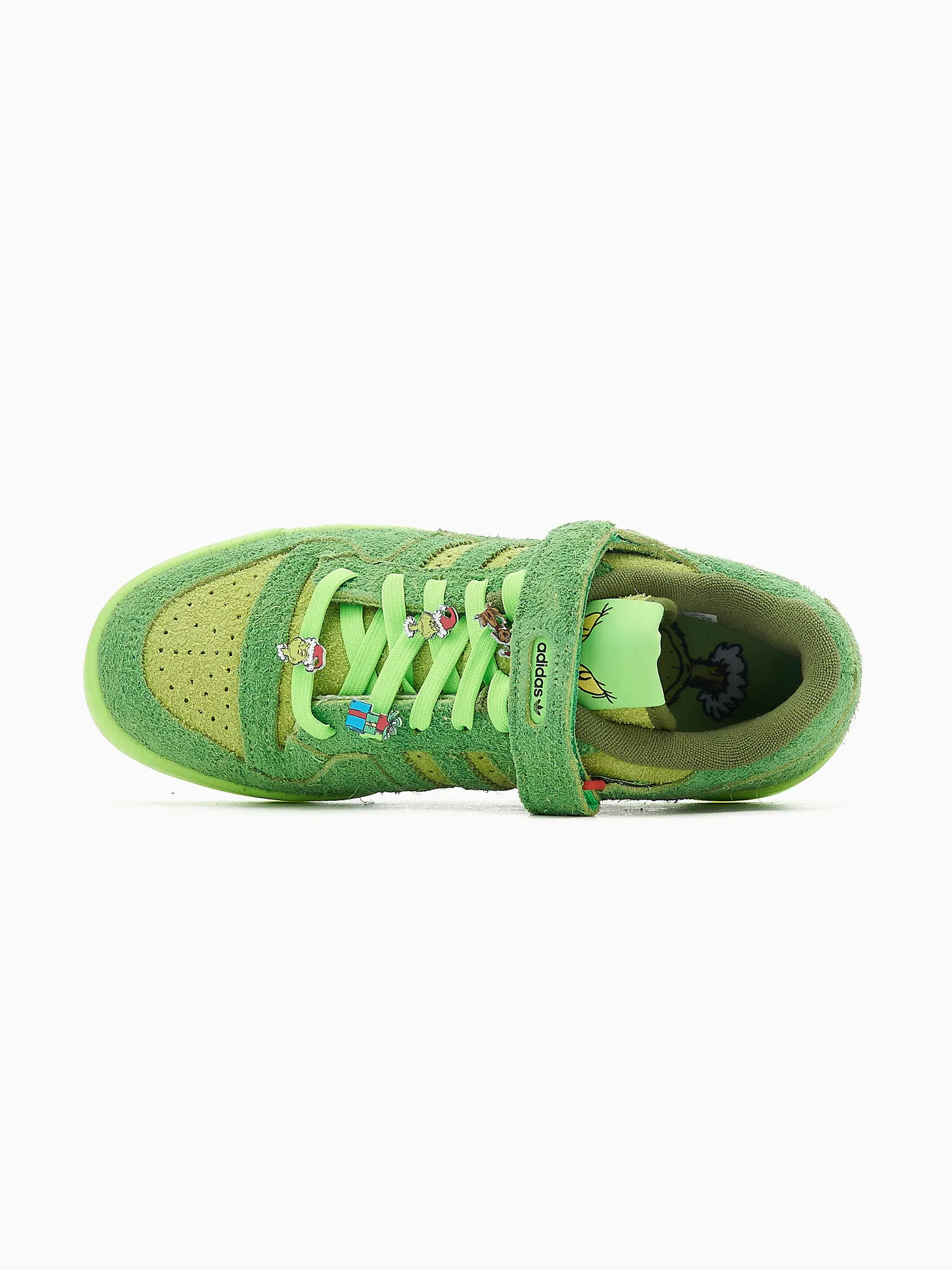 Кроссовки Adidas Dr. Seuss x Forum Low 'Grinch' Unisex — изображение 3 из 13, зеленый