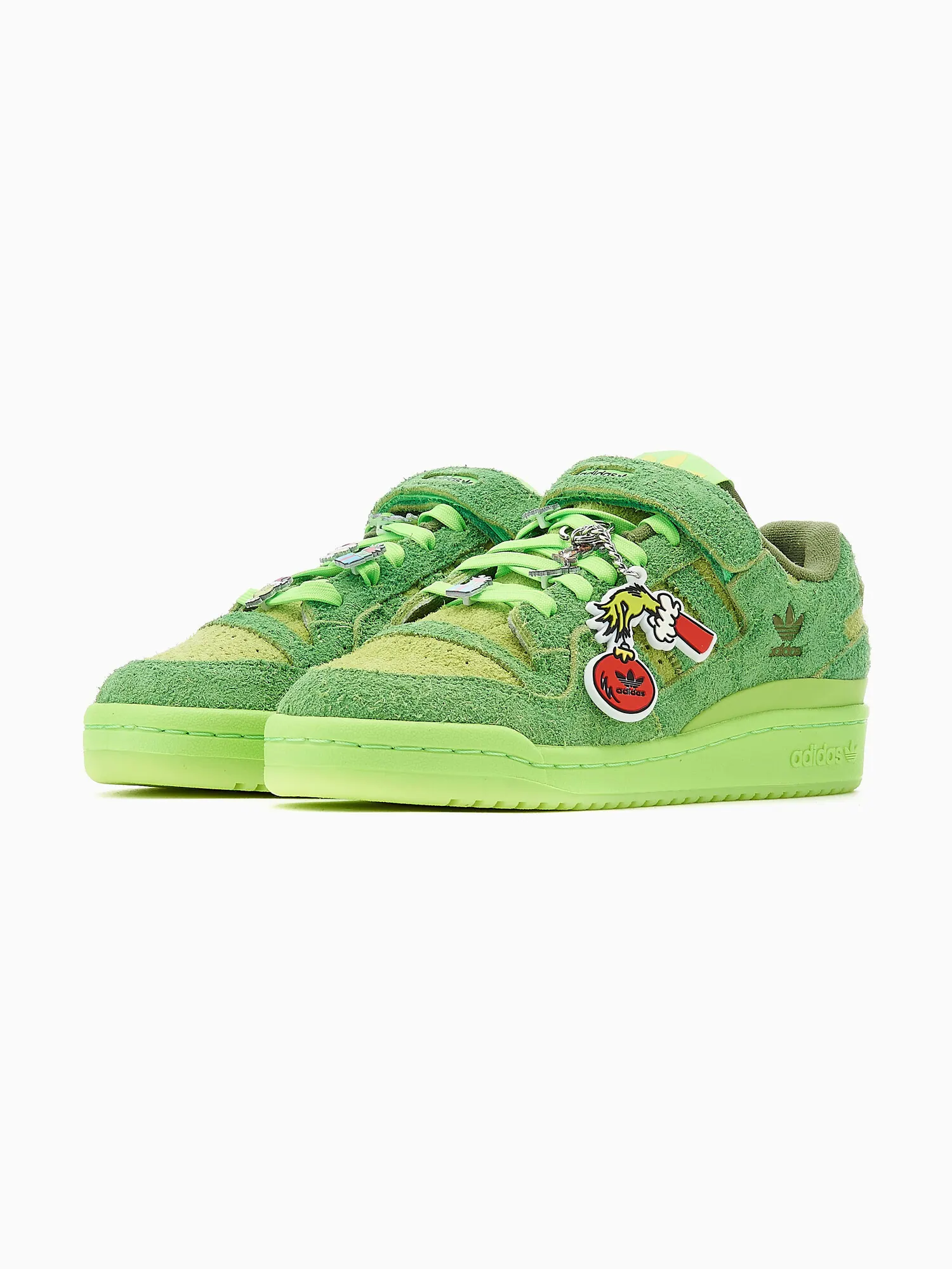 Кроссовки Adidas Dr. Seuss x Forum Low 'Grinch' Unisex — изображение 5 из 13, зеленый