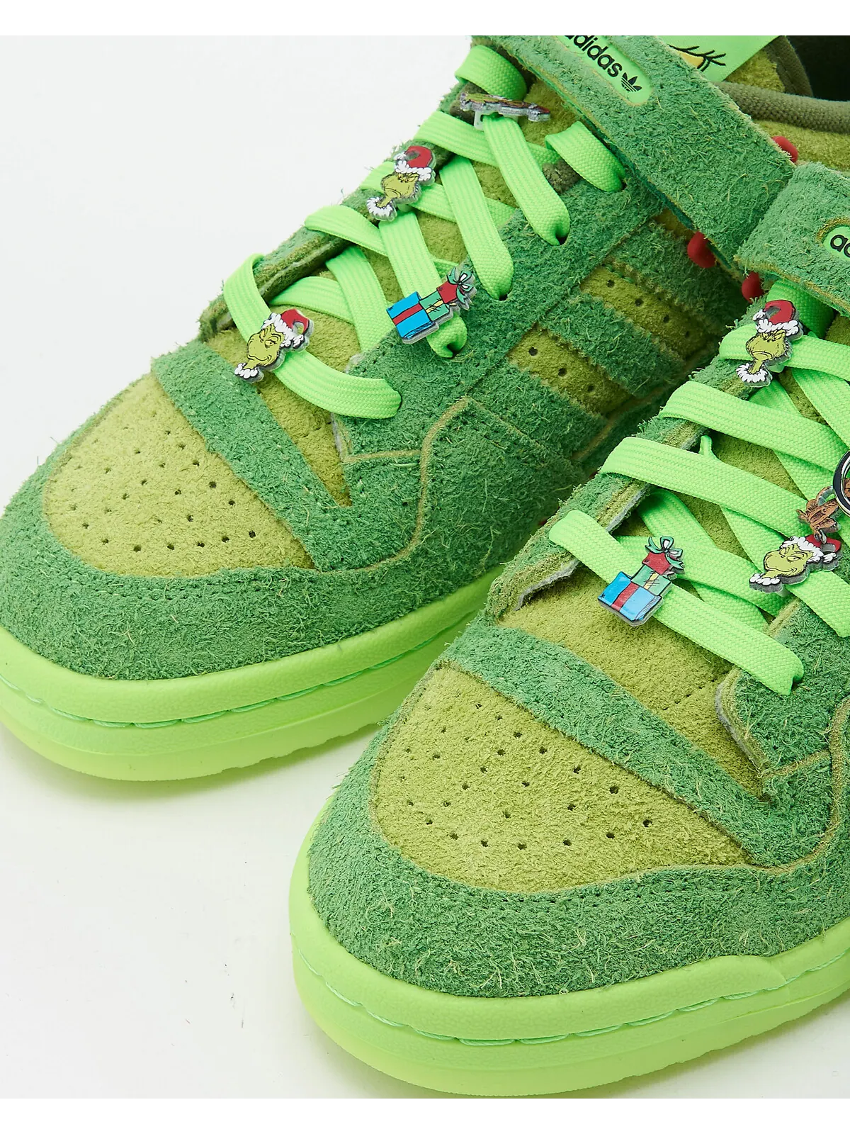 Кроссовки Adidas Dr. Seuss x Forum Low 'Grinch' Unisex — изображение 8 из 13, зеленый
