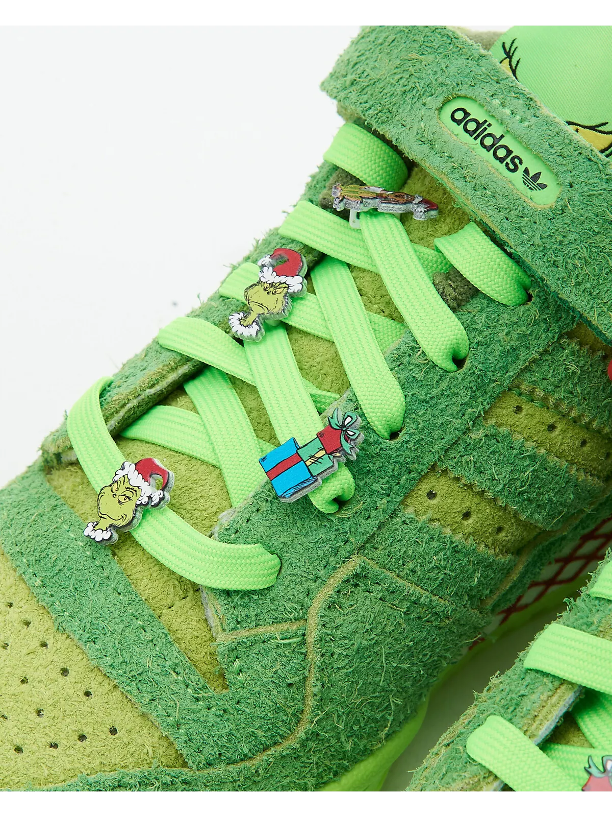 Кроссовки Adidas Dr. Seuss x Forum Low 'Grinch' Unisex — изображение 10 из 13, зеленый