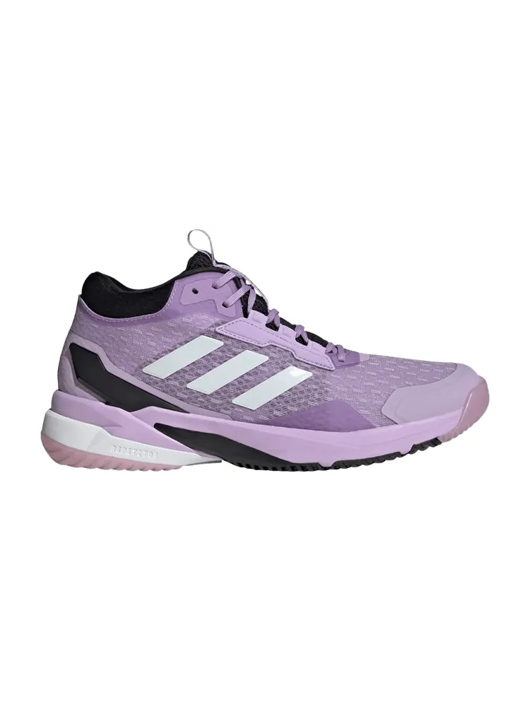 Кроссовки adidas Wmns Crazyflight 6 Mid Indoor 'Powder Plum' — изображение 1 из 1, металлик/черный