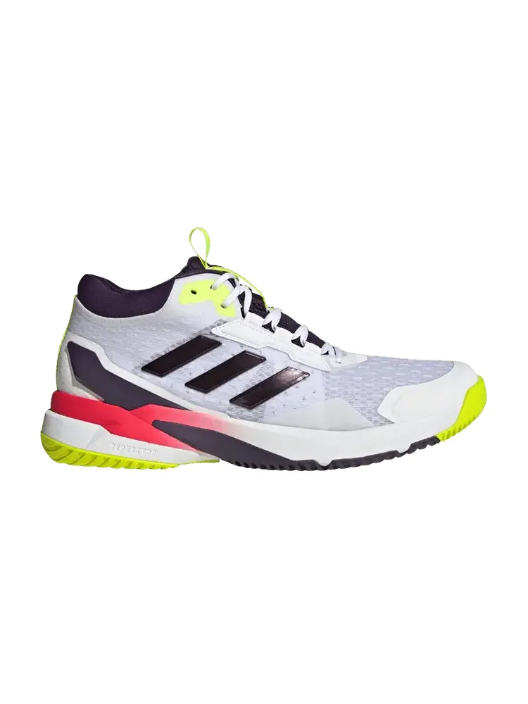 Кроссовки adidas Crazyflight 6 Mid Indoor 'White Aurora Metallic' — изображение 1 из 1, белый/металлик/красный