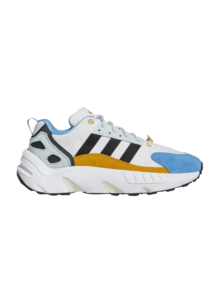 Кроссовки ZX 22 Boost 'White Pulse Blue Gold' — изображение 1 из 1, белый синий золотистый