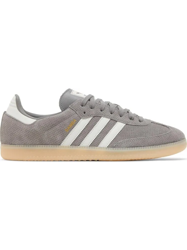 Кроссовки Adidas Samba OG 'Grey Bliss Orange' — изображение 1 из 8, серый