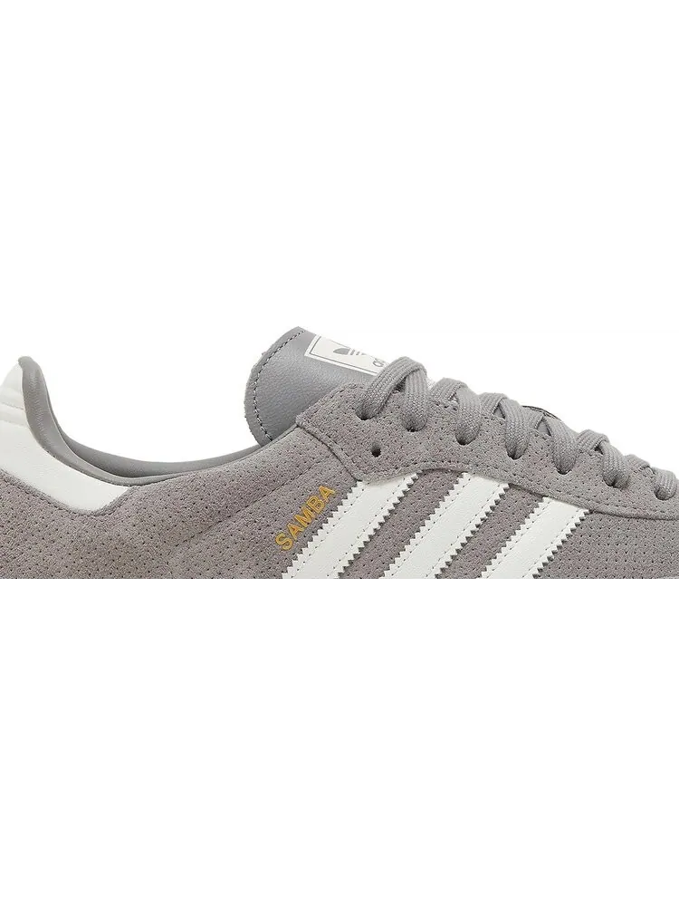 Кроссовки Adidas Samba OG 'Grey Bliss Orange' — изображение 2 из 8, серый