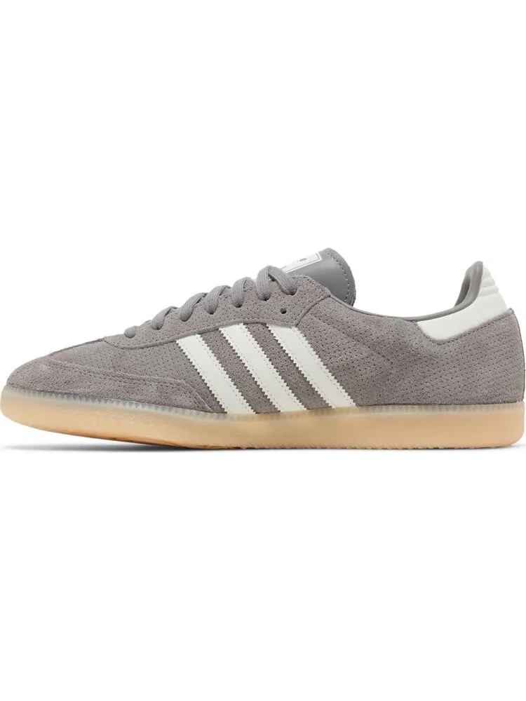 Кроссовки Adidas Samba OG 'Grey Bliss Orange' — изображение 3 из 8, серый