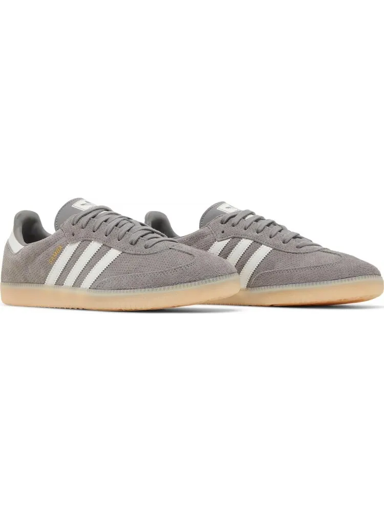 Кроссовки Adidas Samba OG 'Grey Bliss Orange' — изображение 8 из 8, серый