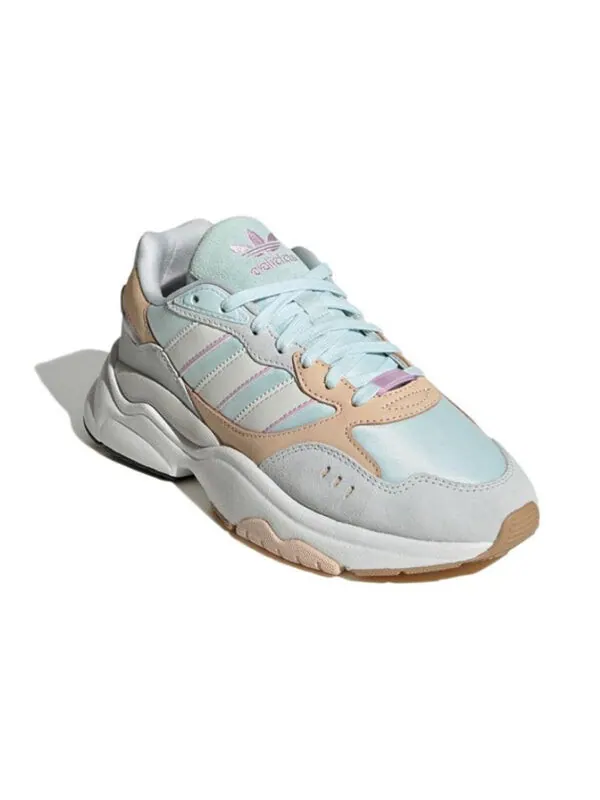Кроссовки Adidas Originals Retropy F90 Women's — изображение 3 из 4, голубой/оранжевый
