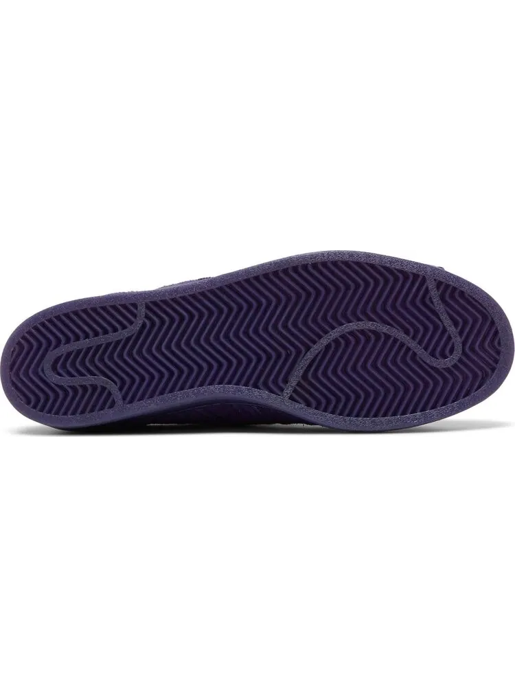 Кроссовки Adidas Kader Sylla x Superstar ADV 'Dark Purple' — изображение 4 из 8, фиолетовый