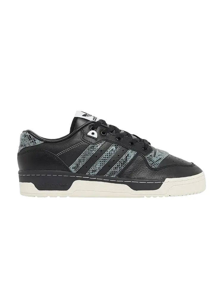 Кроссовки adidas Rivalry Low 'Black Snakeskin' — изображение 1 из 1, черный/серый/белый