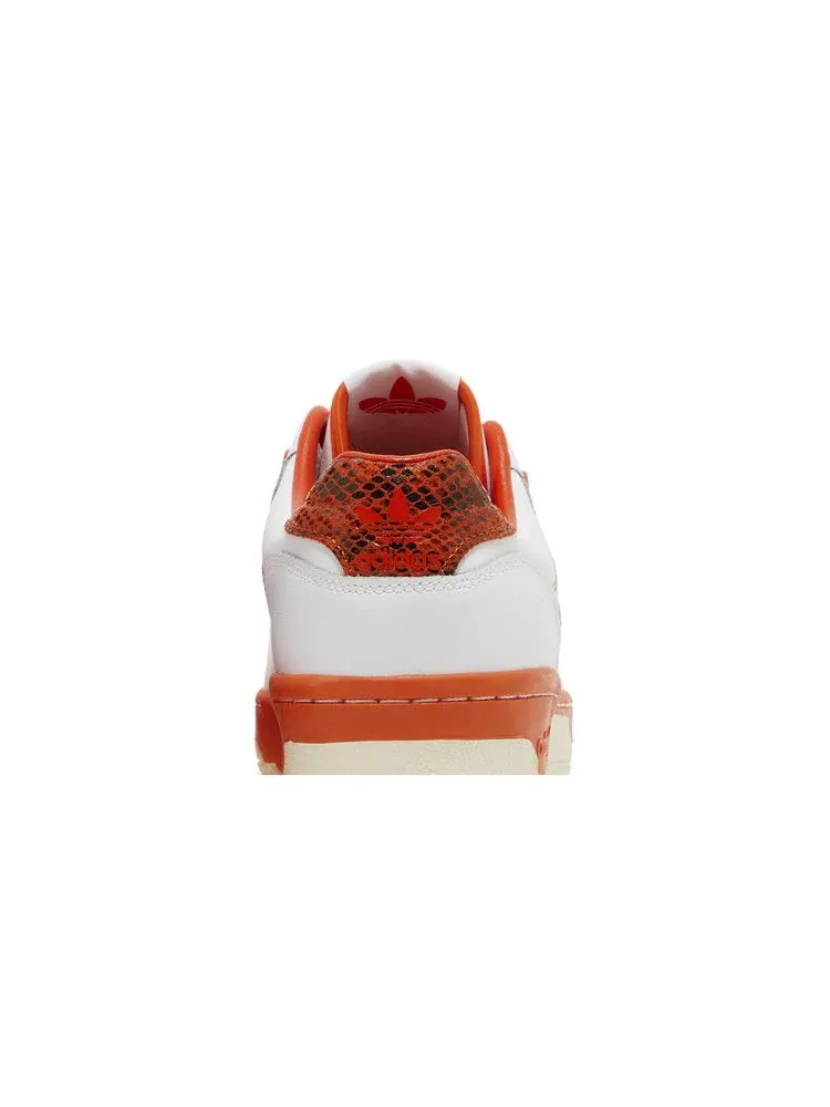 Кроссовки adidas Rivalry Low 'Orange Snakeskin' — изображение 8 из 9, белый/оранжевый/белый