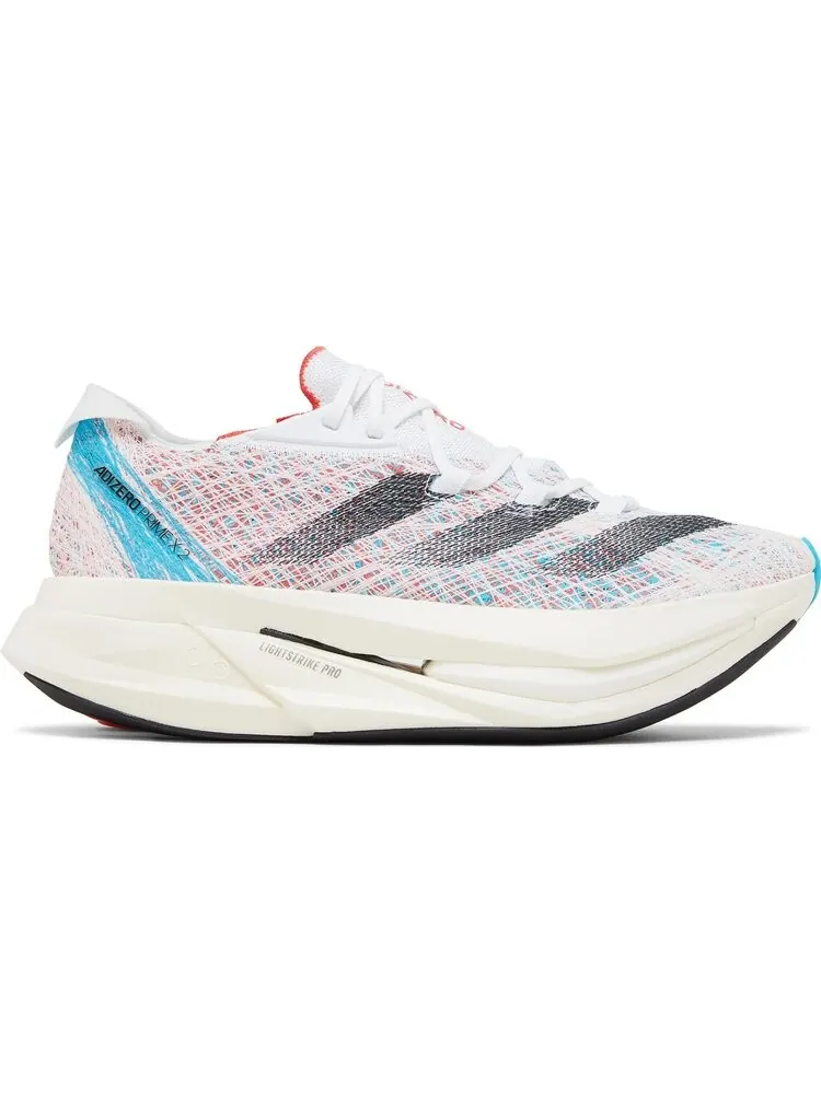 Кроссовки Adizero Prime X 2 Strung 'White Lucid Cyan' — изображение 1 из 4, белый