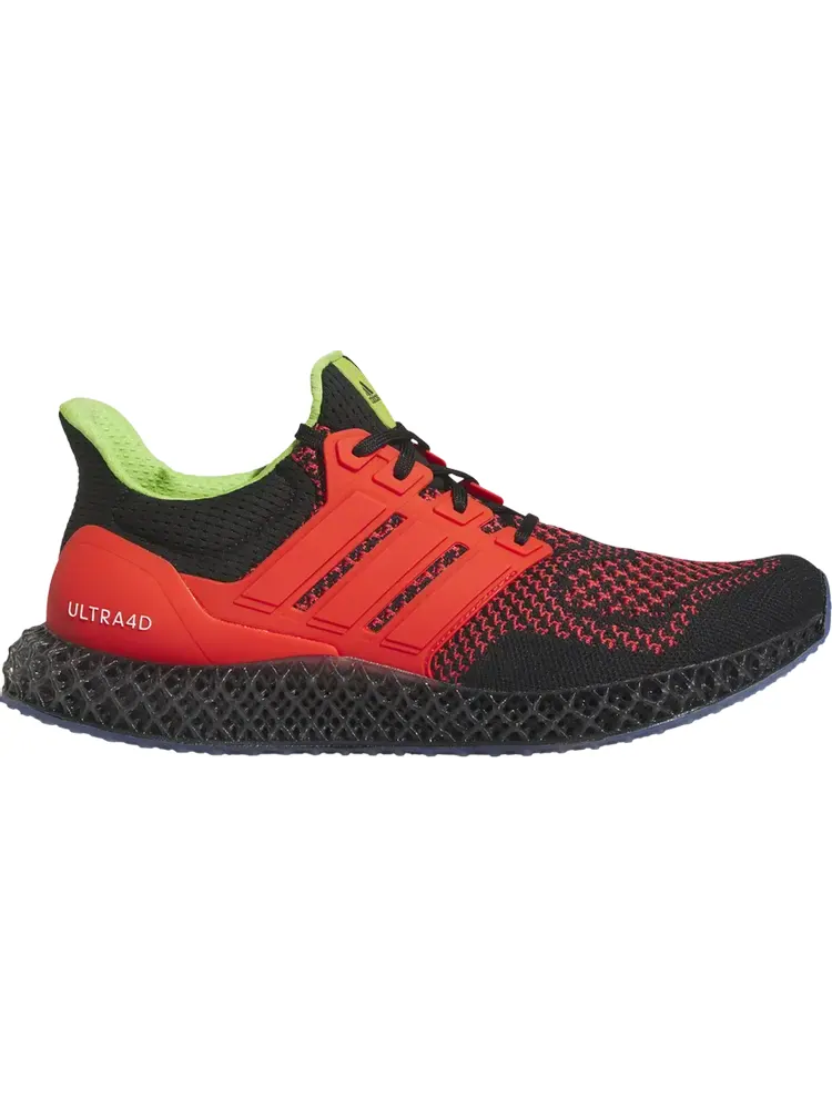 Кроссовки Ultra 4D 'Black Red Solar Green' — изображение 1 из 1, красный