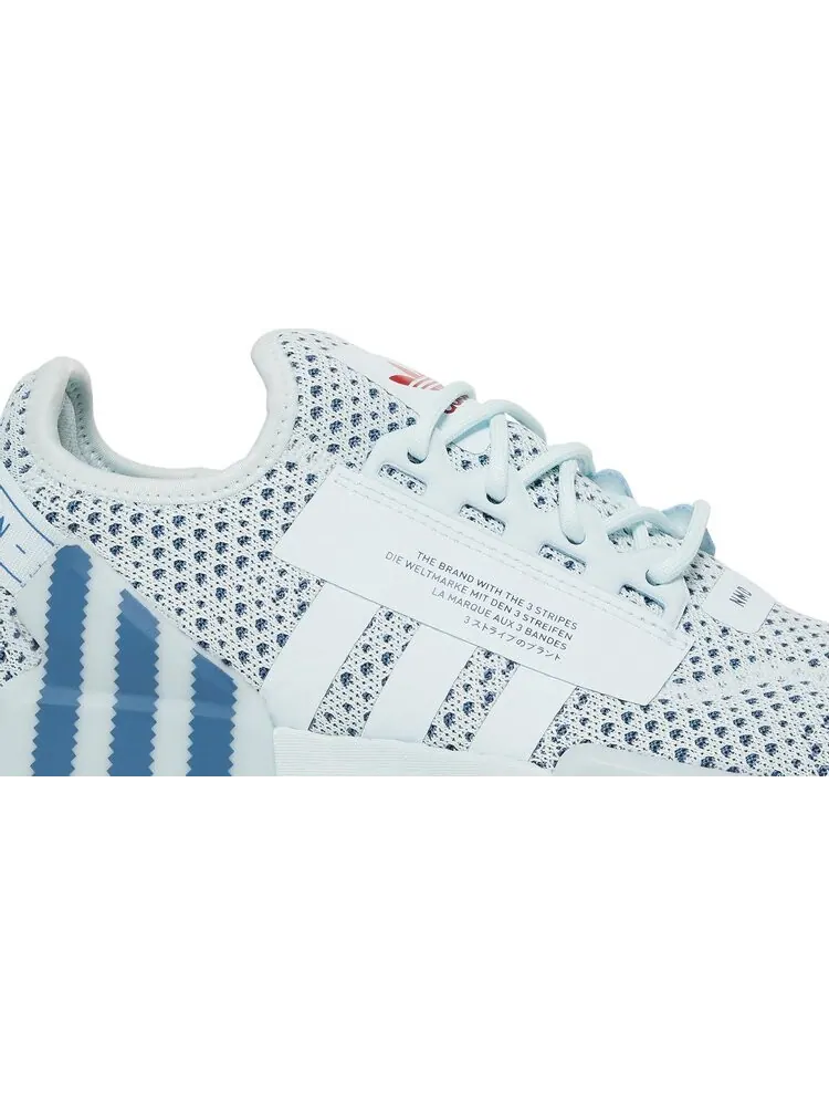 Кроссовки Adidas NMD_R1 V2 'Almost Blue' — изображение 2 из 8, синий