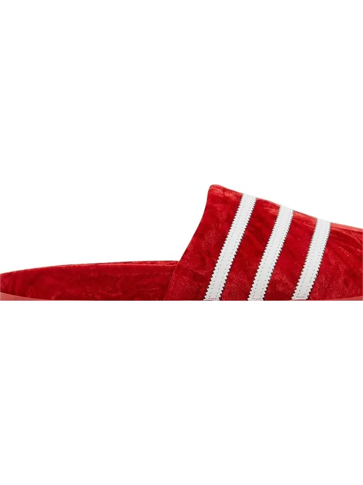 Кроссовки Adimule Slide 'Red Velvet' — изображение 2 из 4, красный