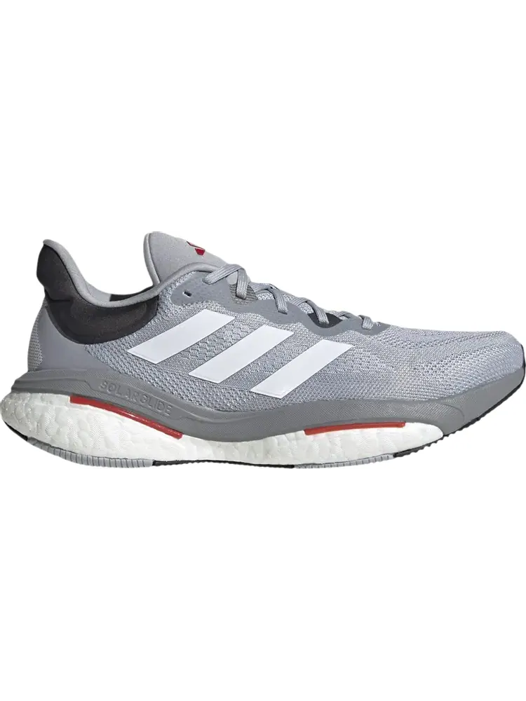 Кроссовки Adidas SolarGlide 6 'Halo Silver Scarlet' — изображение 1 из 1, серый