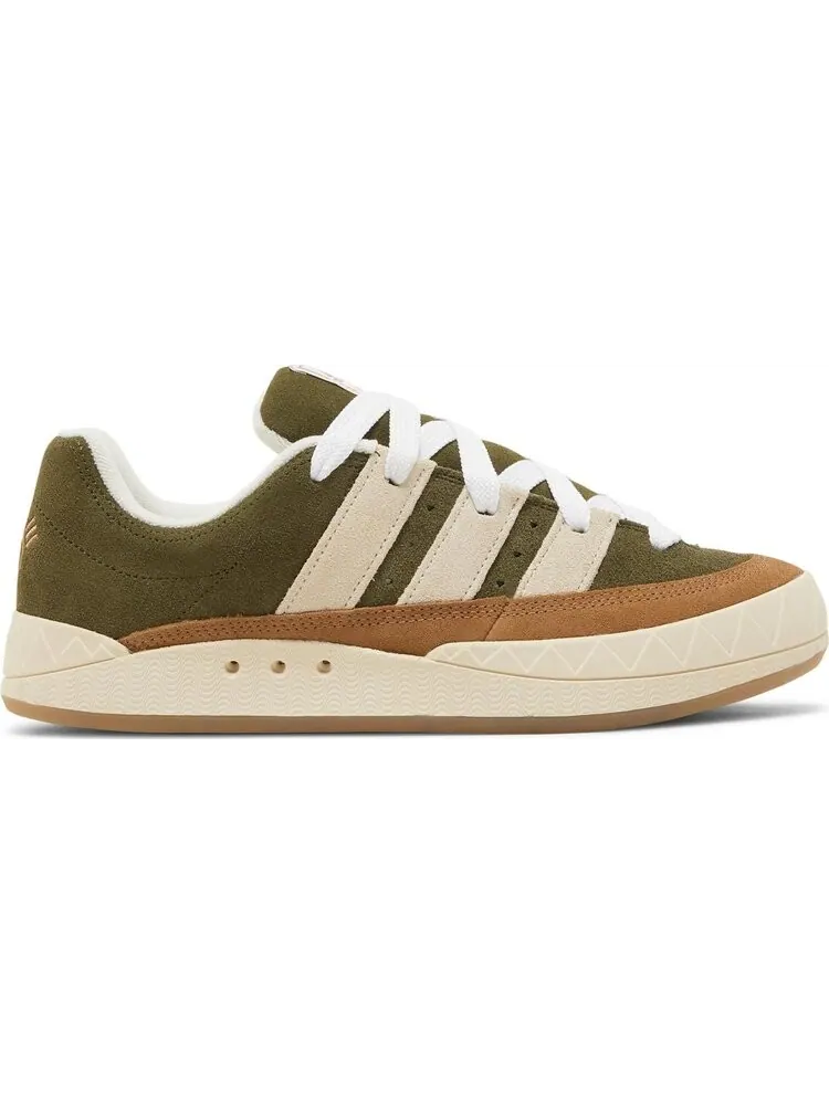 Кроссовки Adidas Human Made x Adimatic 'Dust Green Cream White' — изображение 1 из 8, зеленый
