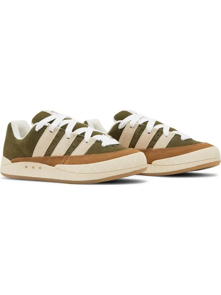Кроссовки Adidas Human Made x Adimatic 'Dust Green Cream White' — изображение 8 из 8, зеленый