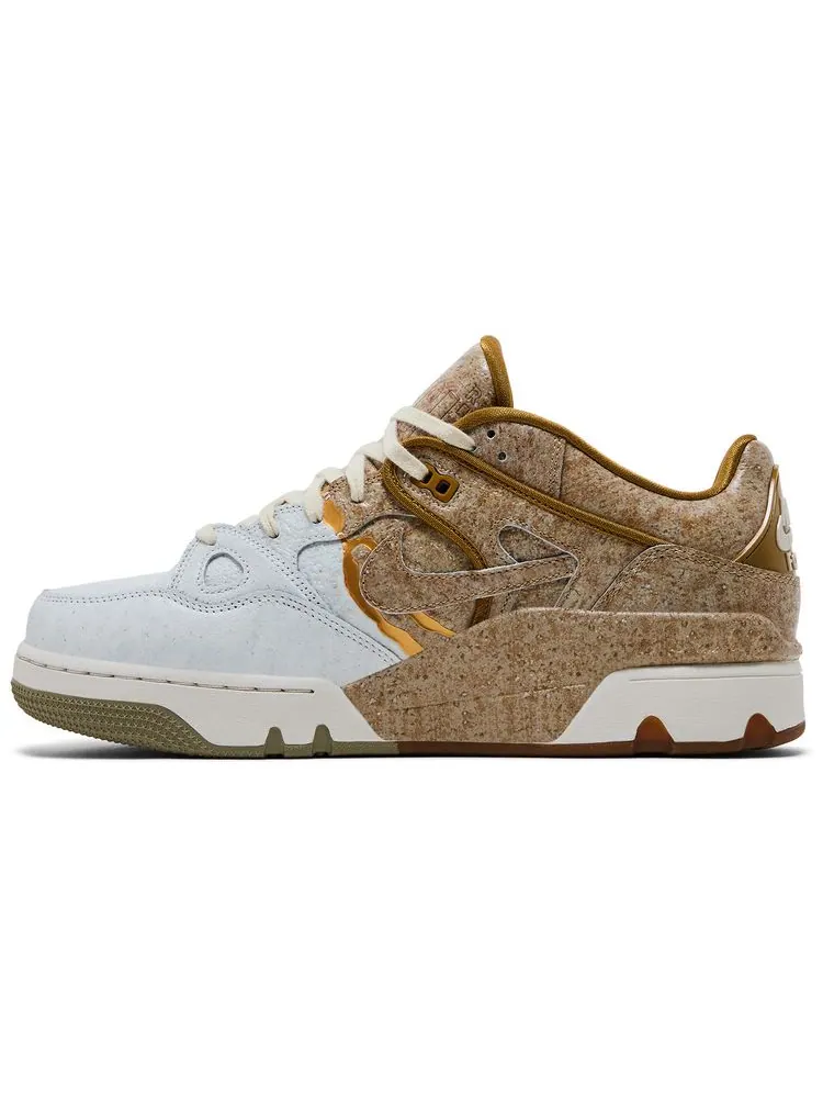 Кроссовки Nigo x Nike Air Force 3 Low SP «Kintsugi Pack - Bamboo» — изображение 3 из 8, белый