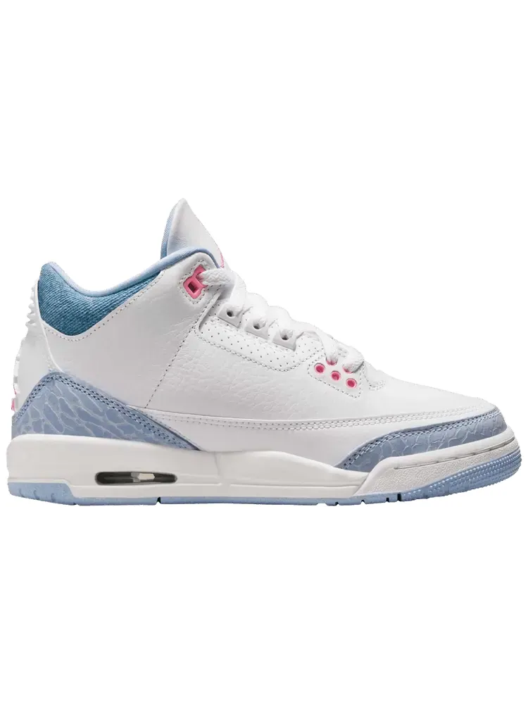 Кроссовки Air Jordan 3 Retro GS 'White Cobalt Bliss' — изображение 1 из 1, белый