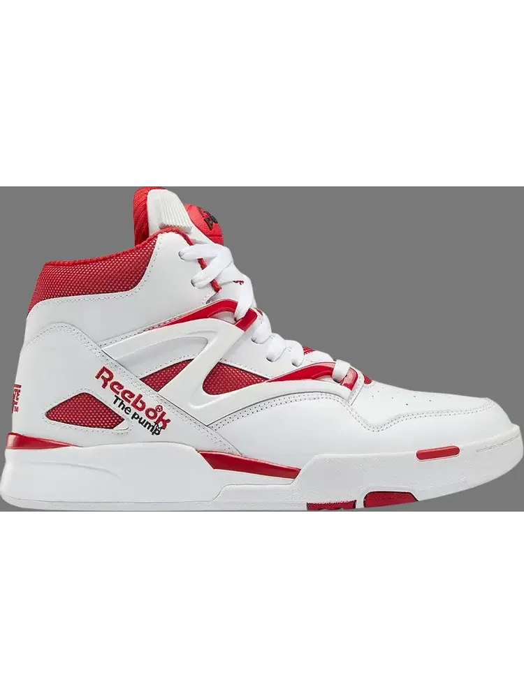 Кроссовки Reebok Pump Omni Zone 2 'White Red' — изображение 1 из 1, белый
