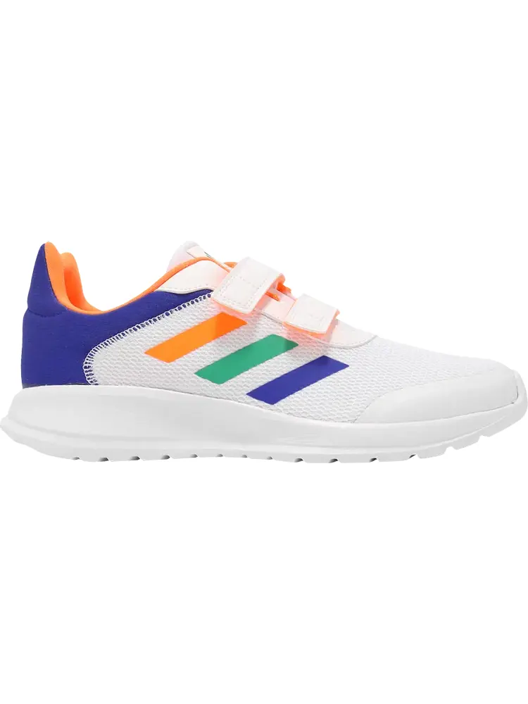 Кроссовки Tensaur Run 2.0 K 'White Orange Lucid Blue' — изображение 1 из 1, белый