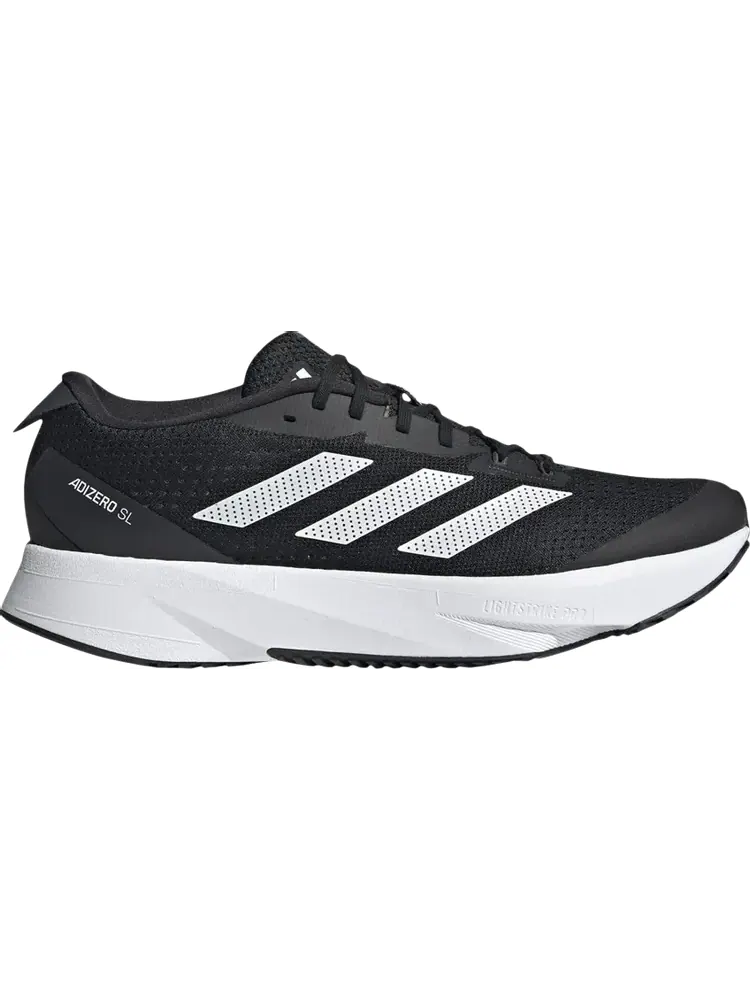 Кроссовки Adidas Adizero SL 'Black White' — изображение 1 из 1, черный