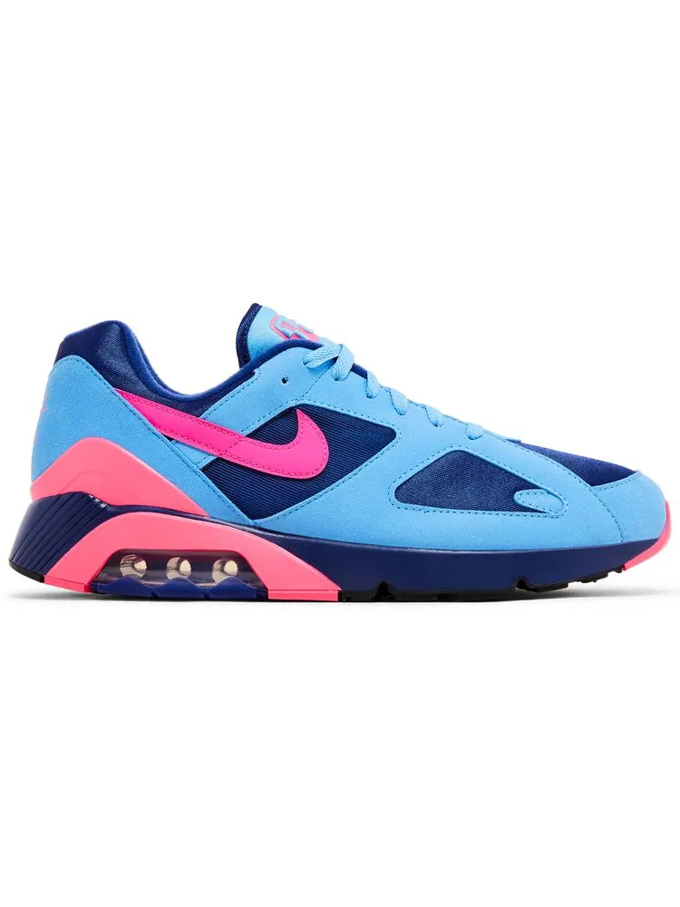 Кроссовки Nike Air Max 180 'University Blue Hyper Pink' — изображение 1 из 4, синий розовый