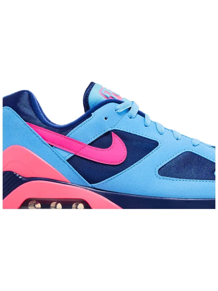 Кроссовки Nike Air Max 180 'University Blue Hyper Pink' — изображение 2 из 4, синий розовый