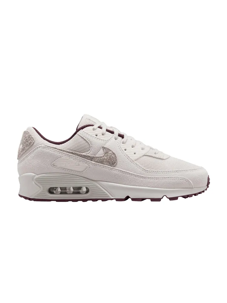Кроссовки Nike Air Max 90 Premium 'Phantom Burgundy Crush' — изображение 1 из 1, светлый/бордовый
