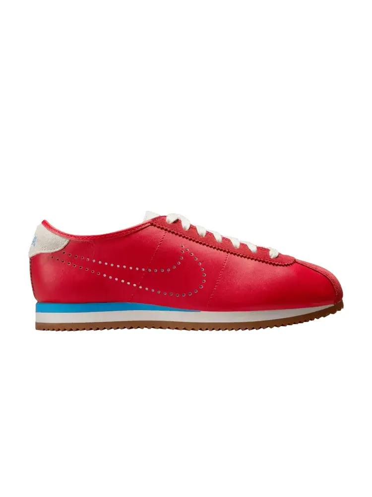 Кроссовки Nike Wmns Cortez Leather 'University Red Perforated Swoosh' — изображение 1 из 1