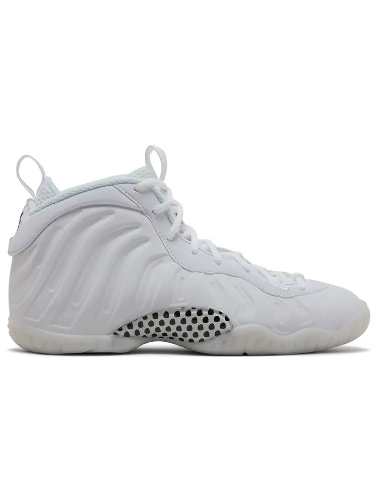 Кроссовки Nike Little Posite One GS 'Triple White' — изображение 1 из 8, белый