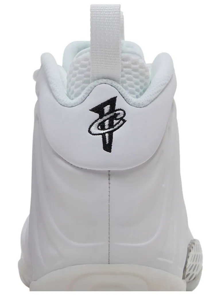 Кроссовки Nike Little Posite One GS 'Triple White' — изображение 7 из 8, белый