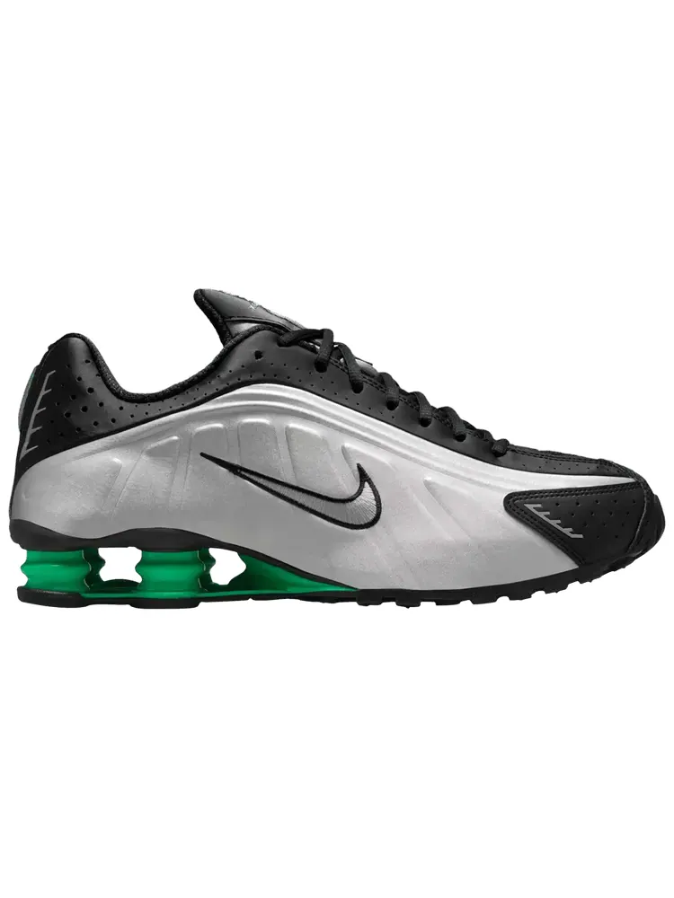 Кроссовки Nike Shox R4 'Green' — изображение 1 из 1, серебряный