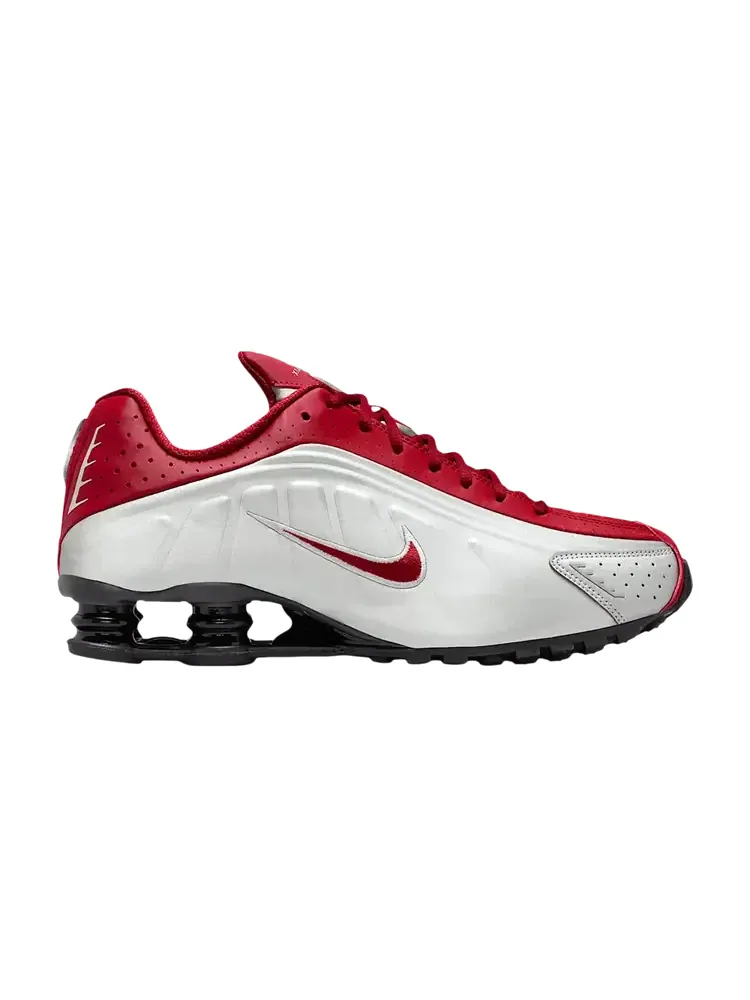 Nike Shox R4 'Metallic Silver Black Team Crimson' — изображение 1 из 1, красный