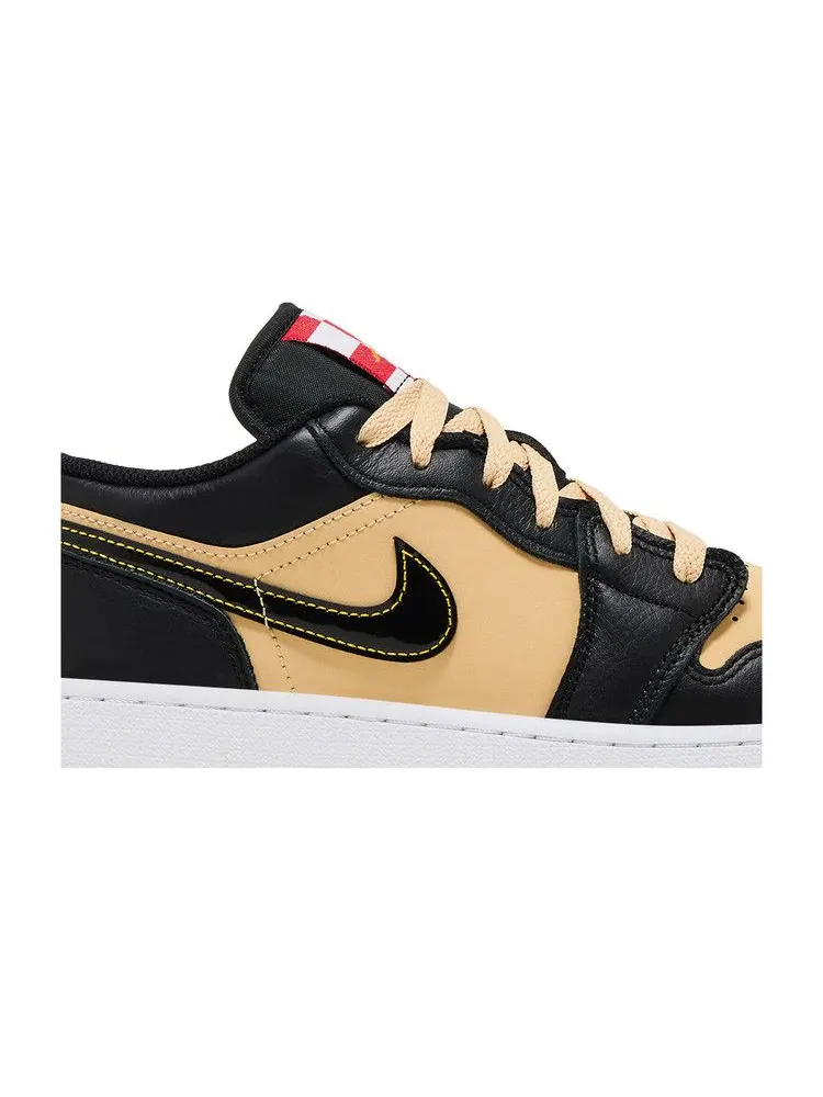 Кроссовки Air Jordan Air Jordan 1 Low GS 'Pizza' — изображение 3 из 9, красный/белый/черный