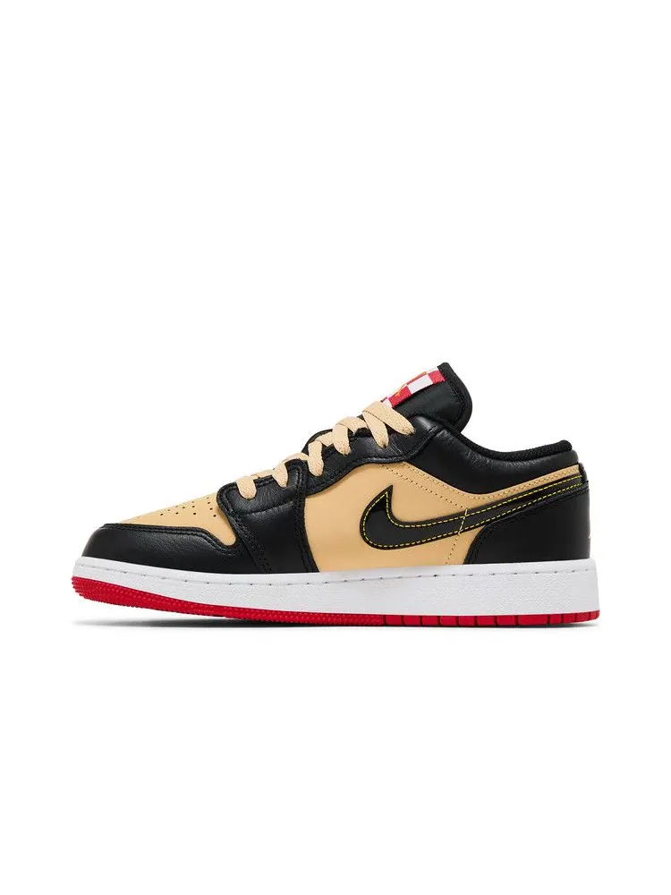 Кроссовки Air Jordan Air Jordan 1 Low GS 'Pizza' — изображение 4 из 9, красный/белый/черный